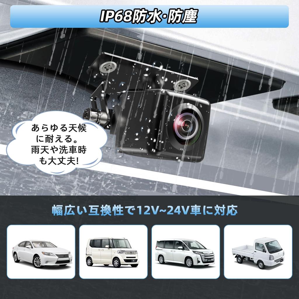 PARKVISION AHD 1080P Small Car Rear Camera, AHD/CVBS Switching, Car Side Camera, Rear Camera,
