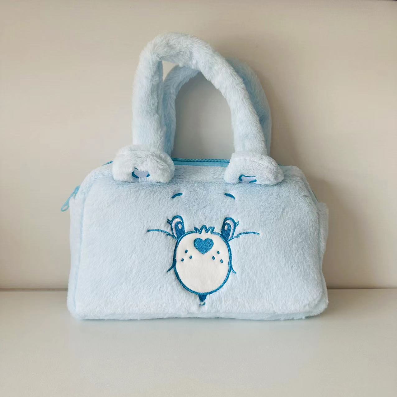 

Новая плюшевая сумка-игрушка радужный медведь автомат для ловли кукол сумка для куклы-медведя 30 * 30CM (including portable) синий