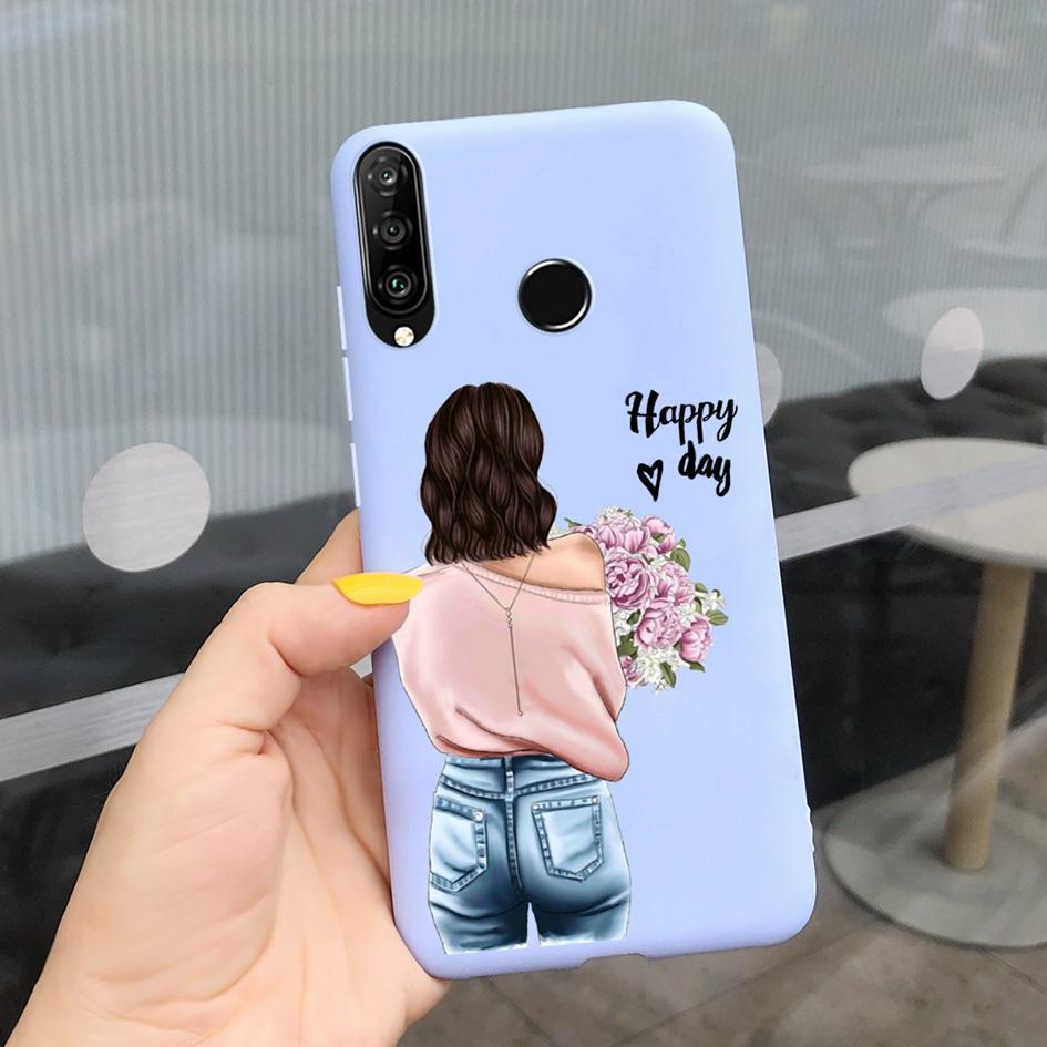 For Huawei P30 Lite Pro Case Fashion Girls Butterfly Bees Soft Fundas For Huawei P30 Pro VOG-L29 ELE-L29 P 30 Lite P30lite Coque