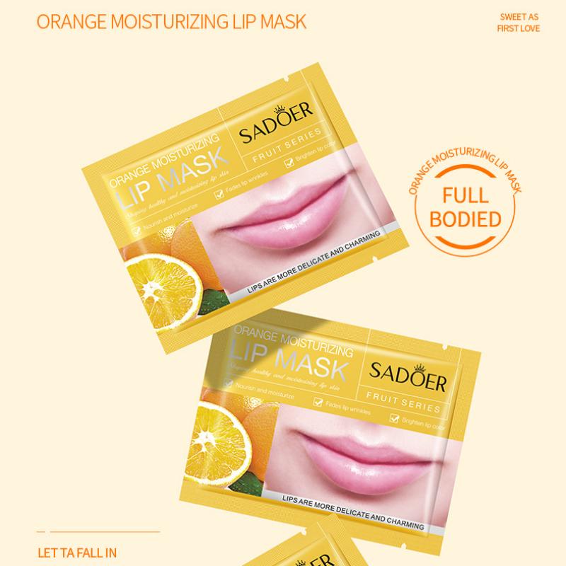 Maschera per labbra 8 g SADOER Maschera per labbra al collagene vegetale con effetto sfumato
