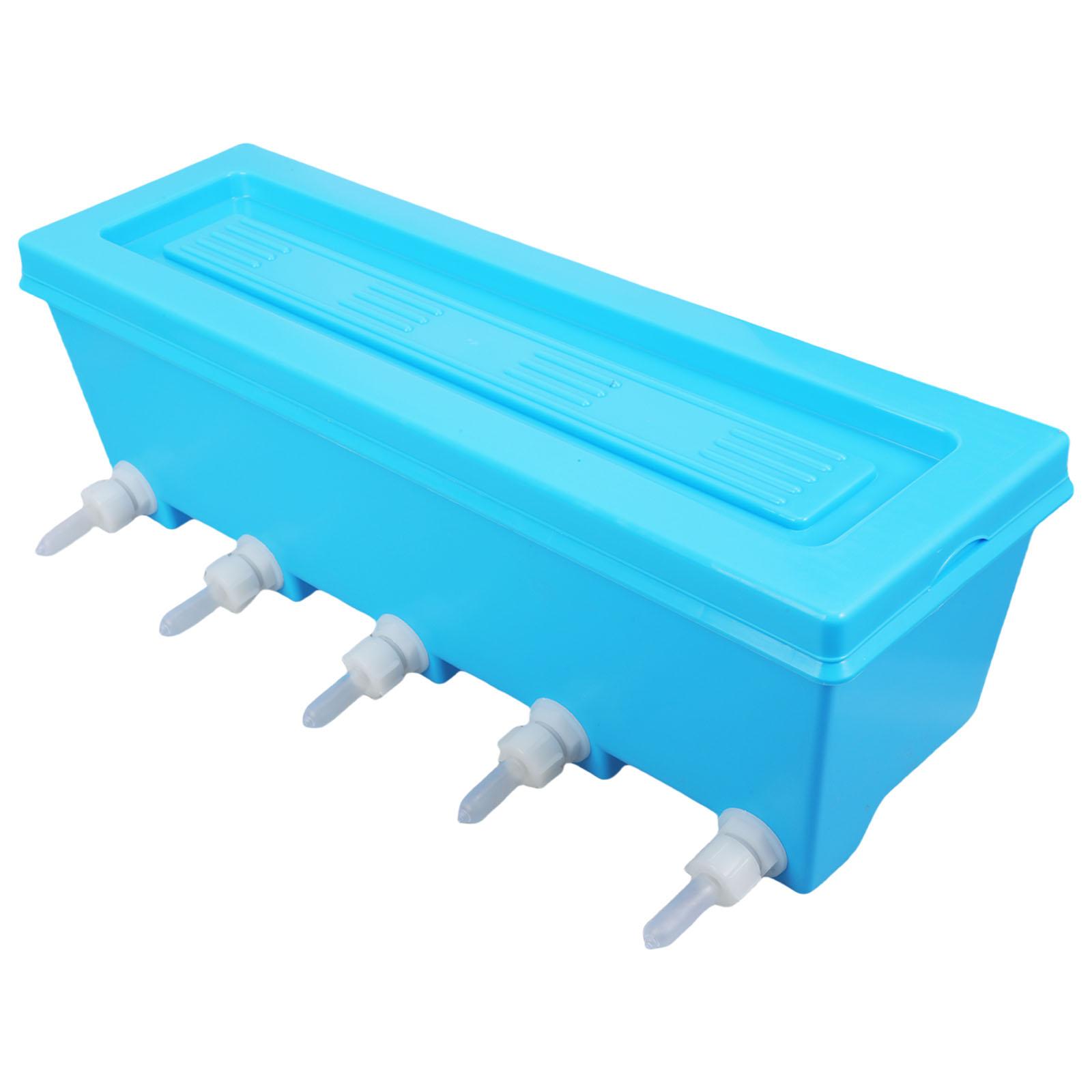 

5 ниппельных подвесных кормушек для ягнят, телят, щенков, прочный инструмент для кормления нескольких животных, оборудование для поения на ферме