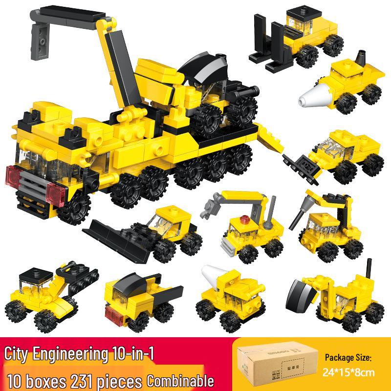 Xiaomingxing Bausteine - Kompatibel mit Lego, Pädagogisches Montagespielzeug mit kleinen Partikeln für Jungen