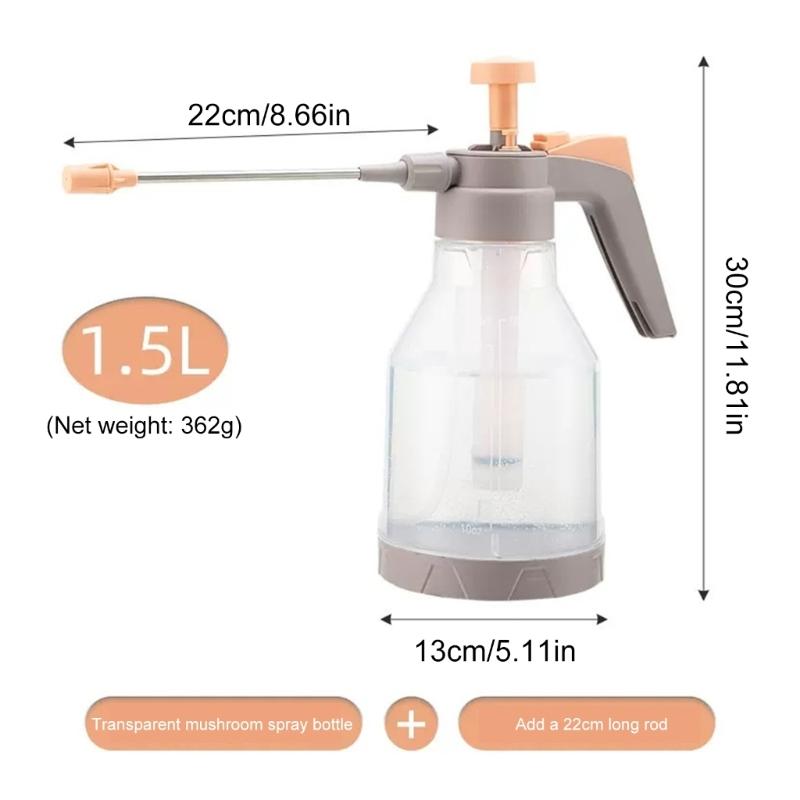 Large Capacity Gardening Watering Can With Extended Rod Plastic Ergonomic Grip Suitable For Potted Plant Hanging Baskets