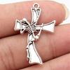 Large Crosses Detailed Religious Charm Antique Bronze Zinc Alloy Jewelry Making Supplies Necklace Making DIY Charms