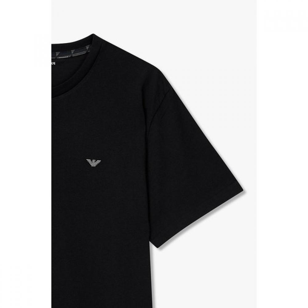 Emporio Armani Men S Eagle Embroidered ShorT Sleeve T ShirT 0815334003