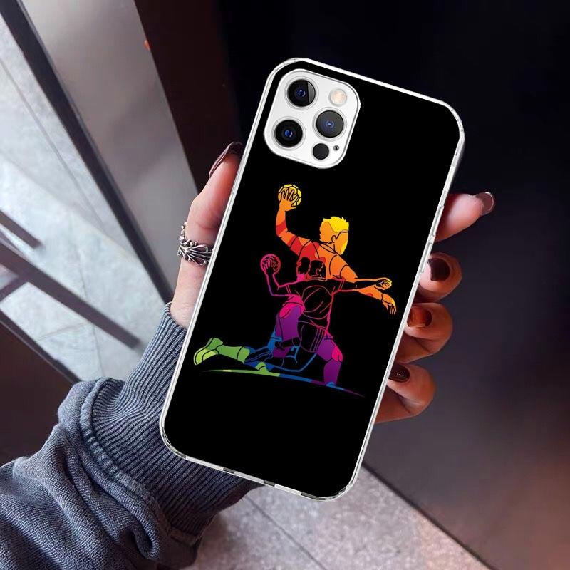 Handball Sport Phone Case For iPhone 17 Air 11 13 Mini 14 15 Plus 16 12 Pro Max 16E SE 7 8 Pattern Soft TPU Back Cover 17 Air 1