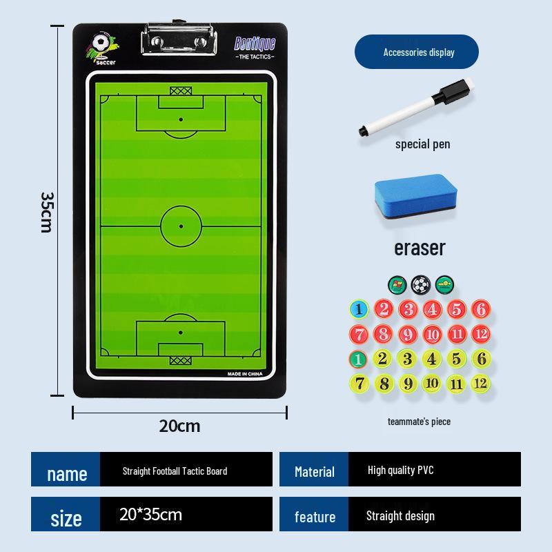 Magnetyczna tablica coachingowa zapinana na zamek błyskawiczny: Taktyczna tablica do piłki nożnej i koszykówki z markerami