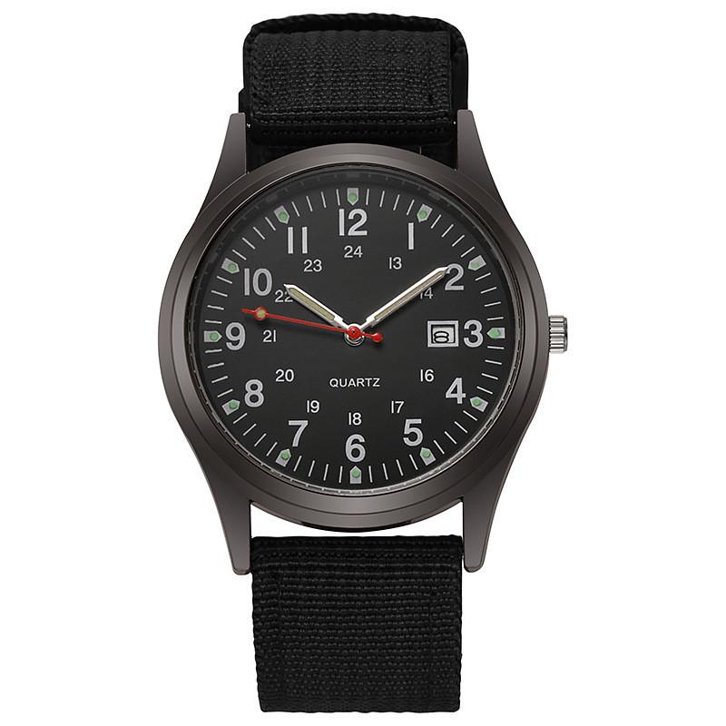 

Military Watch For Men With Calendar Quartz Movement Sports Watch For Casual Wear чёрный