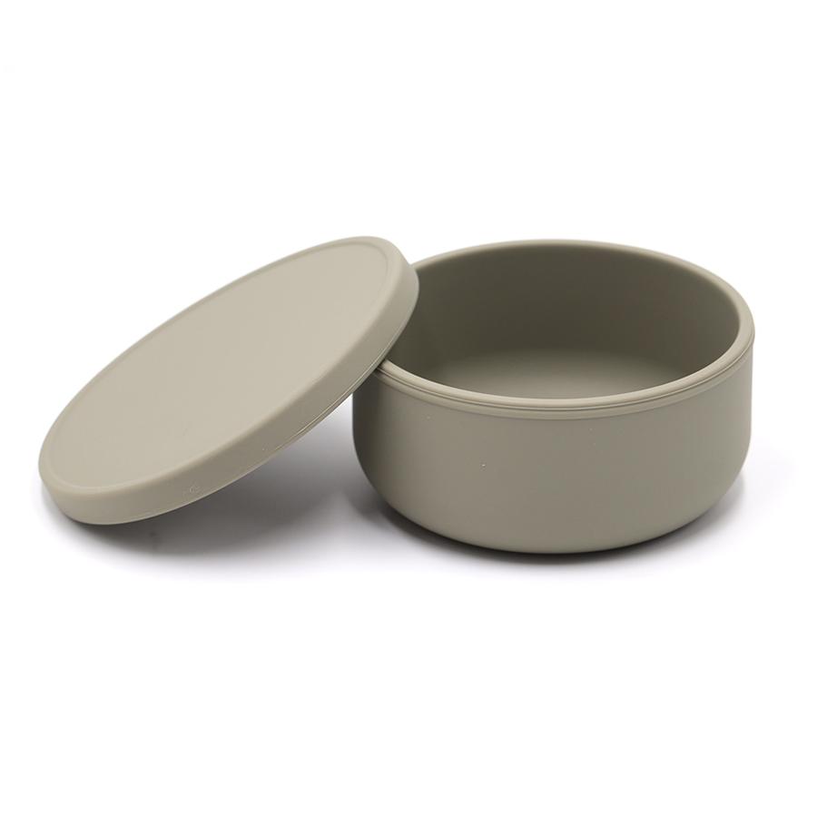 Microwave Freezer Safe Portable Leakproof Spill Proof Silicone Lunch Bento Bowls With Lid Silicone Lunch Container