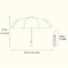 Automatic Open/Close Umbrella with One-Touch Button - Van Gogh Starry Night Design, Compact Folding Umbrella with 8-Rib Strong