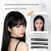 Women's Long Black Straight Wig with Bangs, Fluffy Synthetic Hair, Inspired by Tomie Manga & Internet Celebrities