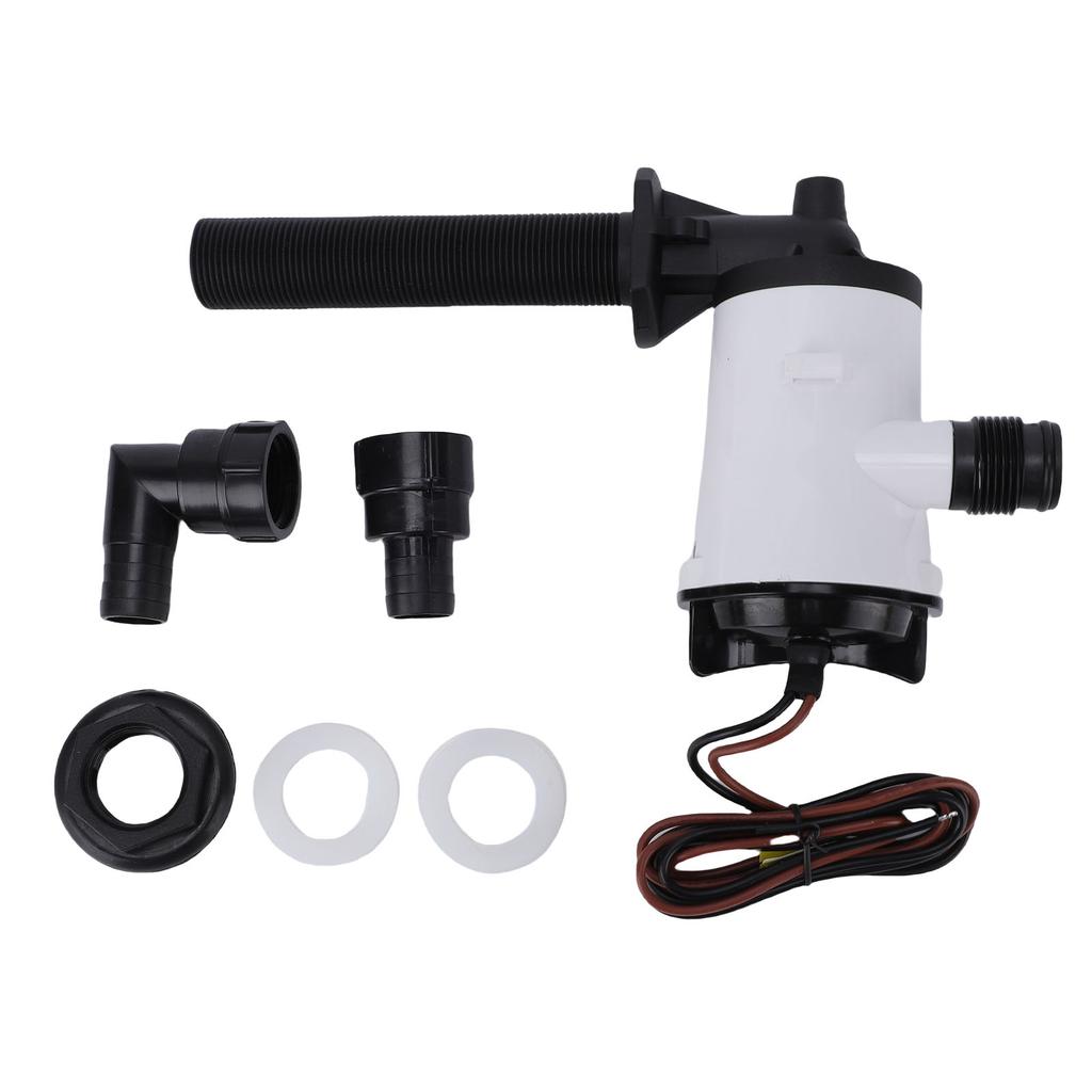 Submersible Bilge Pump 800GPH 4.0A DC Submersible Water Pump for RV Boat Yacht Fish Tank