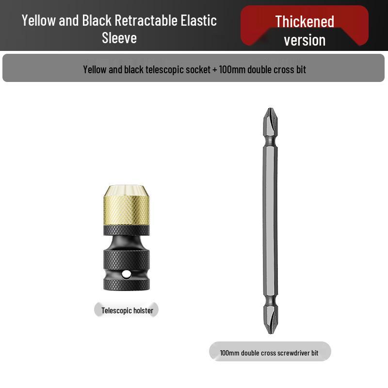 Multifunctional Electric Drill Bit & Wrench Adapter Set with Telescopic Socket