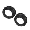 2PCS Front Bumper Fog Light Ring Cover 51113400912 Black Replacement for X3 E83 2004‑2006