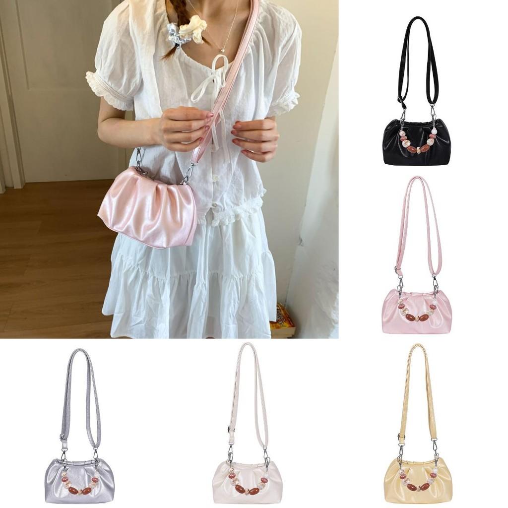 Bag Women Summer Trendy Pu Material Small Shoulder Crossbody For Daily Wear
