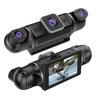 1080P Quad Dash Cam, 4-Channel 4-Screen Display, WiFi, Phone Sync, GPS, Rear View, Night Vision, Wide Angle