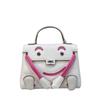 Millennium Doll Bag Smiley Face Bag Genuine Leather Mini Handbag First Layer Cowhide Alligator Pattern Shoulder Messenger Bag Women