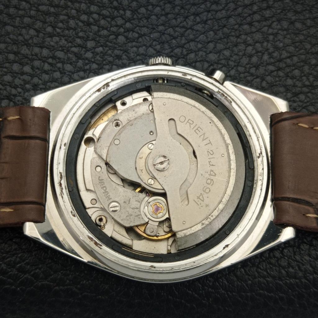 Orient CRYSTAL AUTOMATIC VINTAGE JAPAN 46941 MENS ORIGINAL DIAL WATCH A703338-1 R213b-a703338