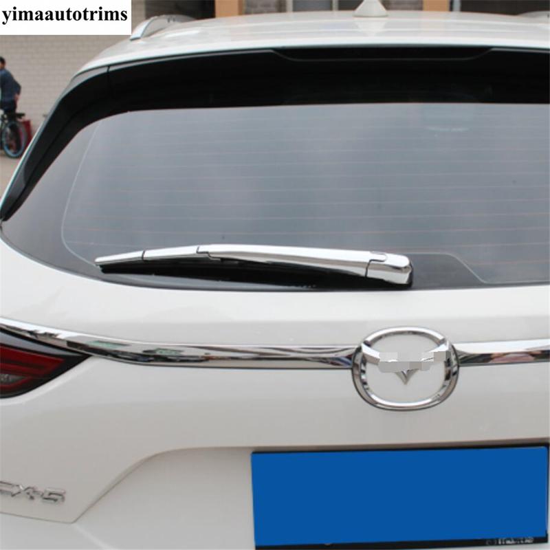 For Mazda CX-8 KG CX8 2017 - Front Head Light Eyebrow Window Sequin Wiper Rearview Mirror Bumper Fog Cover Trim Accessories