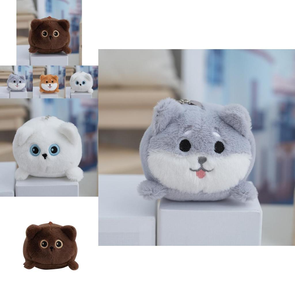 Cute Plush Cat Toy With Wagging Tail Soft Pp Cotton Stuffed Animal