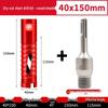 Compact Electric Hammer Water Drill Bit Set for Sharp Hole Opening in Range Hood, Wire Box, and Wall.