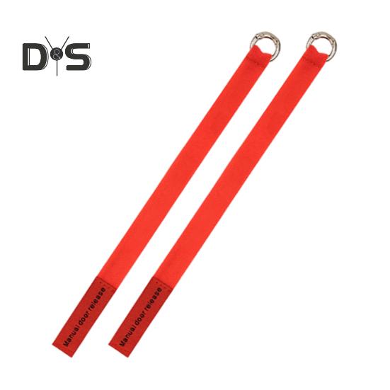 1 Pair Car Door Emergency Handle Extended Door Release Ropes Easy to Install Car Door Opener Rope Nylon Release Lanyard for Tesla Model Y