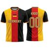 Plain DIY Top, Blank Short Sleeve Soccer for Custom Printing, Shirt