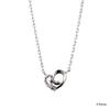KISS Disney Collection Princess Cinderella Silver Necklace Women 40cm Wrapping Bag Box Suitable Christmas Anniversaries Birthdays Proposals.