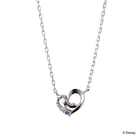 KISS Disney Collection Princess Cinderella Silver Necklace Women 40cm Wrapping Bag Box Suitable Christmas Anniversaries Birthdays Proposals.