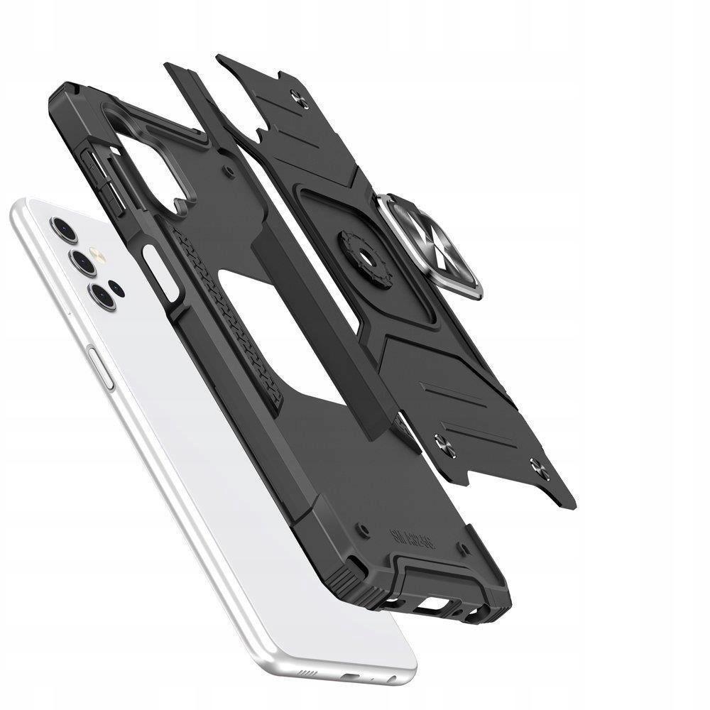 Case for SAMSUNG A13 5G WOZINSKY RING ARMOR CASE BACK + GLASS