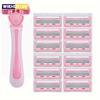 Razor for Women 6-Layer Blade Leg Hair Underarm Shaving Knife 6-layer Blades Razor Cross-border Spot Manual Razor Leg Shaver