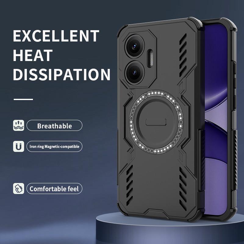 For Redmi Turbo 4 Pro Case For Redmi Turbo 4 Pro Cover Airflow Channels Heat Dissipation Shockproof Bumper