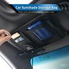 CKU5 Car Visor Storage Bag Sunglasses Clip Card Holder Organizer Accessories For Lexus CT ES GS NX IS250 CT200h IS300h ES300h RX400h