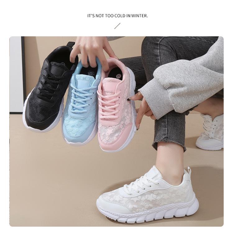 2025 Summer Women's Breathable Soft Sole Casual Running Shoes—Comfortable, Fashionable, and Versatile Little White Sneakers for Outdoor Activities