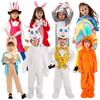Easter Bunny Costume Adorable Carrot Plush Jumpsuit Winter Festival Stage Performance Attire Halloween Christmas Clothes Set