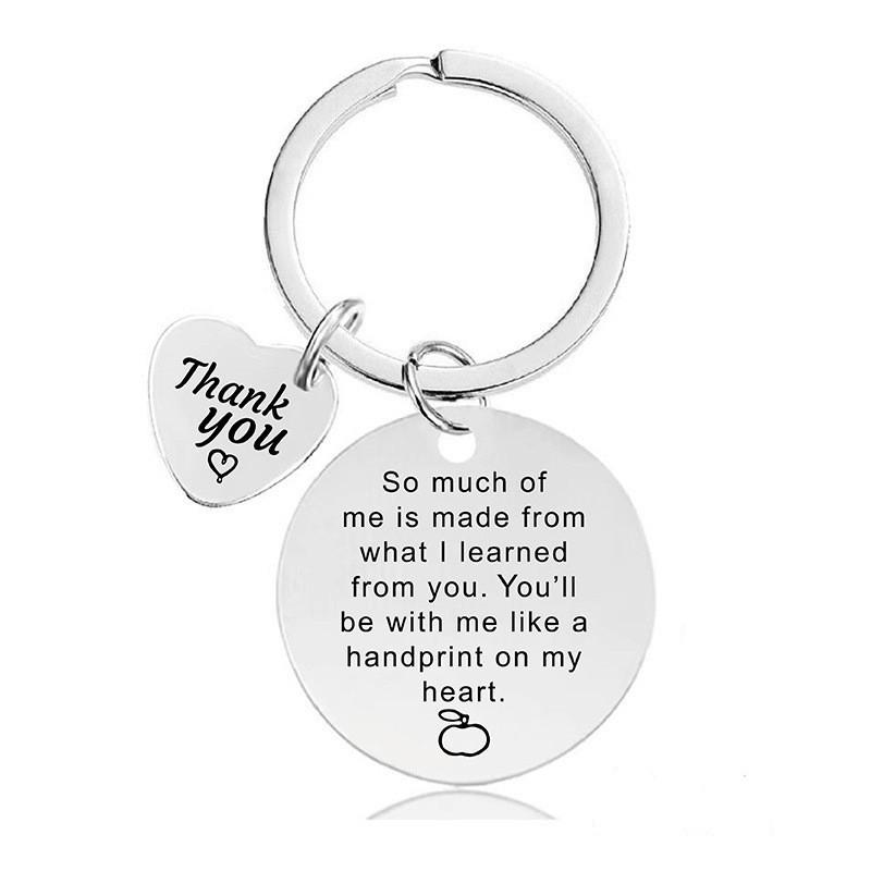 Art Modern Durable Stainless Steel Keychain Perfect For Birthdays Weddings And Gifts Holiday