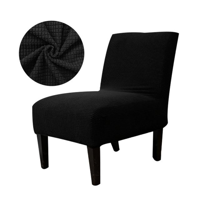 Knitted Corn Kernels Armless Chair Cover Decor Stretch Seat Slipcover Cover Protector Chair Cover Elastic Home Decoration