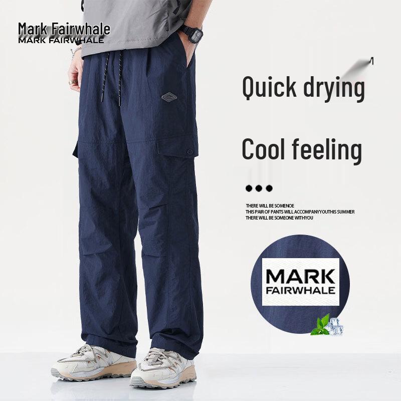 

MARK FAIRWHALE Men s Ice Silk Quick-Dry Cargo Casual Pants 3XL