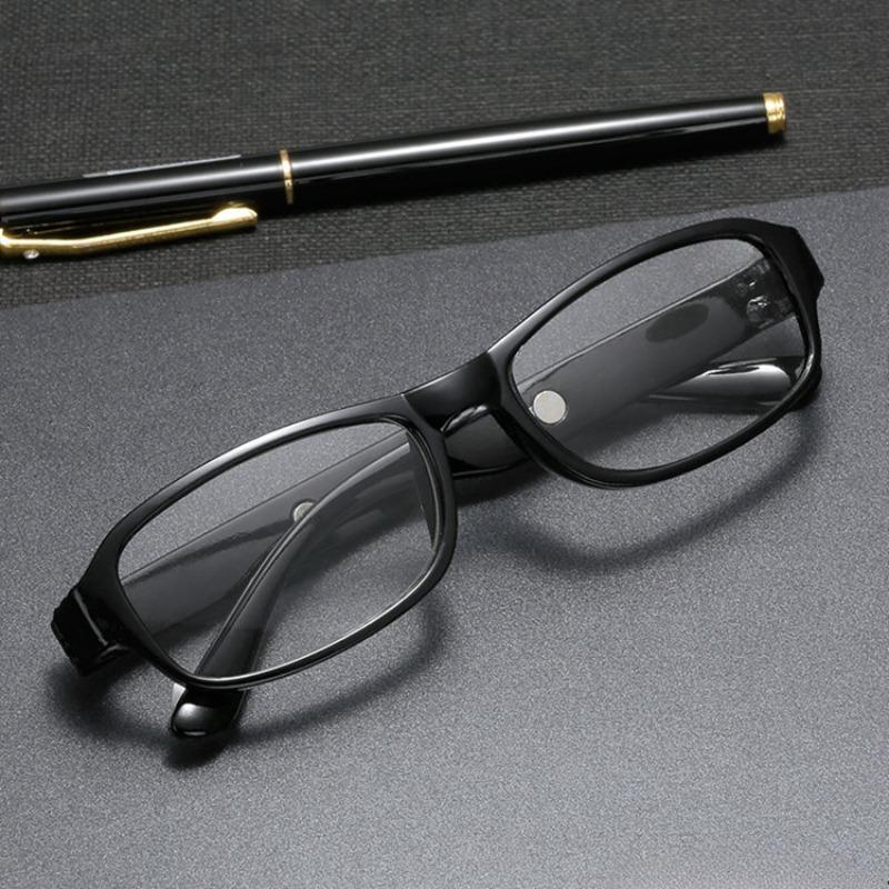Square Full Frame Anti Eyestrain Reading Glasses Ultralight PC Frame Men Women Presbyopic Eyeglasses