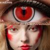 Eyeshare Fargekontaktlinser for øyne 2 stk Anime Cosplay Fargede linser Blå Lilla Halloween-linser Kontaktlinse Skjønnhetssminke
