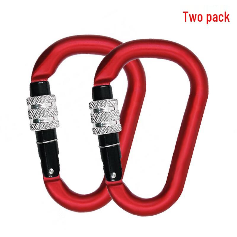 Brangdy Pear-Shaped Auto-Lock Climbing Carabiner