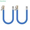 2 Pack Tire Inflator Hose with Locking Air Chuck - 12.2 Inch Rubber Extension Hose for Tire Pressure Guns