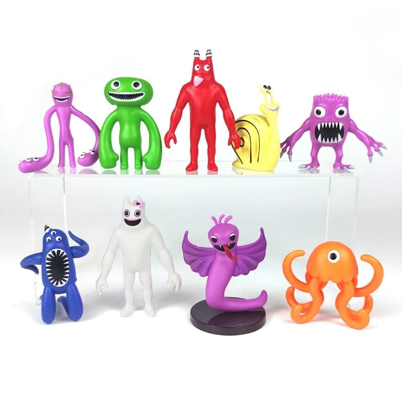 New 9Pcs/Set Garten Of Banban Action Figure Toys Pvc Game Nabnab Hunter Tim Silent Steve Plushies Dolls Children Birthday Gifts