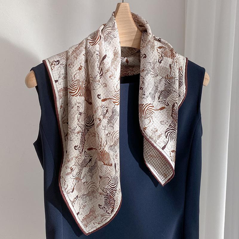 

70% шерсть 30% натуральный шелк шарф женский шали накидки фуляр шарфы пашмина женский хиджаб бандана буфанда квадратный элегантный косынка Silk wool 65x65cm