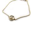 Les Trésors De Lily [M8878] - Gold Plated Bracelet 'Peace' White Gold - 10 Mm