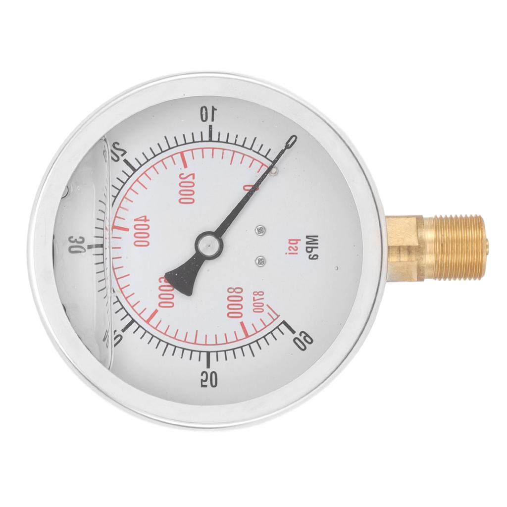 M20x1 CO2 Cylinder Pressure Gauge 8700psi Carbon Dioxide Pressure Gauge CO2 Gage