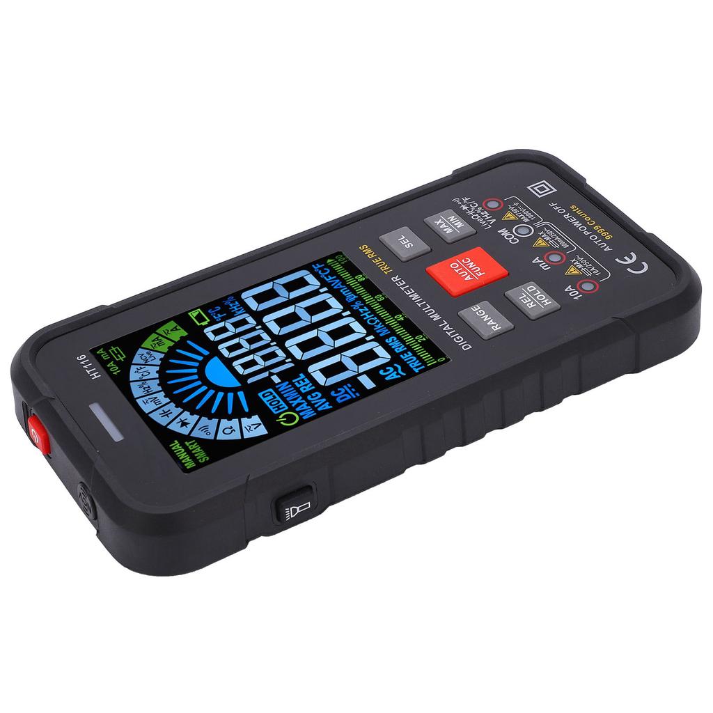 HT116 Intelligent Multimeter Digital Current Voltage Resistance Meter with LED Display