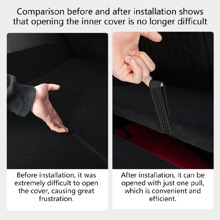 Automotive Interior Accessories Rear Trunk Rope for Y 2022-2024 Lid Pull Strap Open Cover Handle Draw Cord