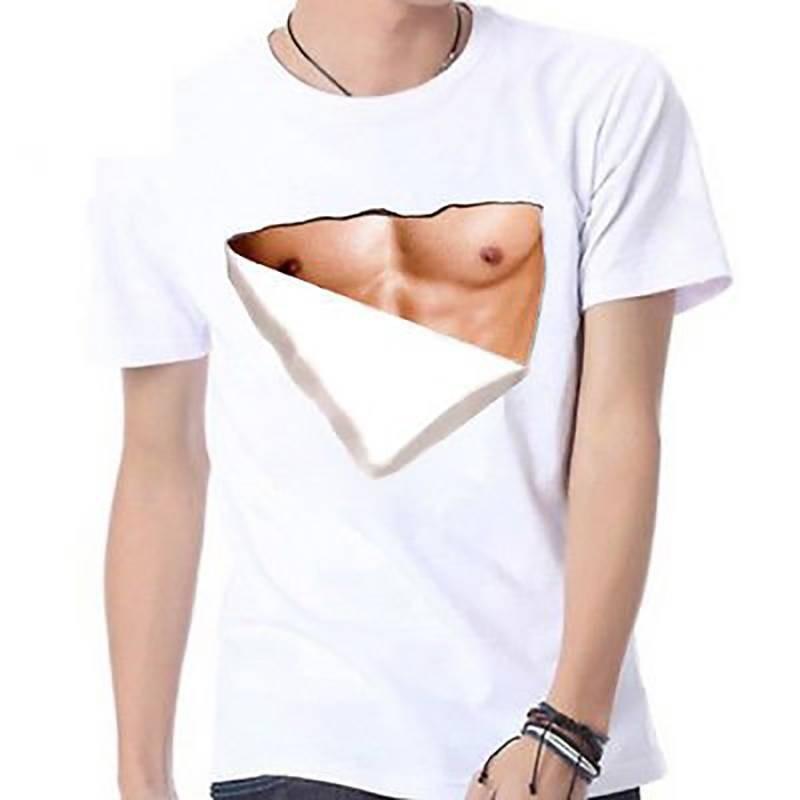 Creative Fashion Round Neck Women's Bra T-shirt Trendy Funny Print Short Sleeve