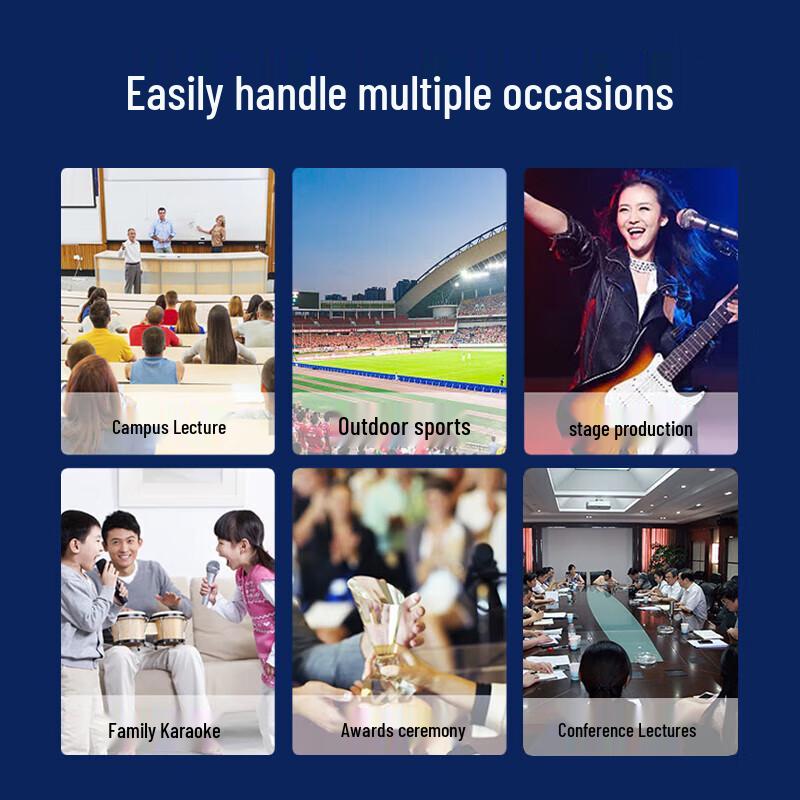 SAST Rechargeable Wireless KTV Microphone